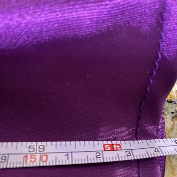 La Femme Purple gown with Rhinestones 12 - Picture 8 of 15